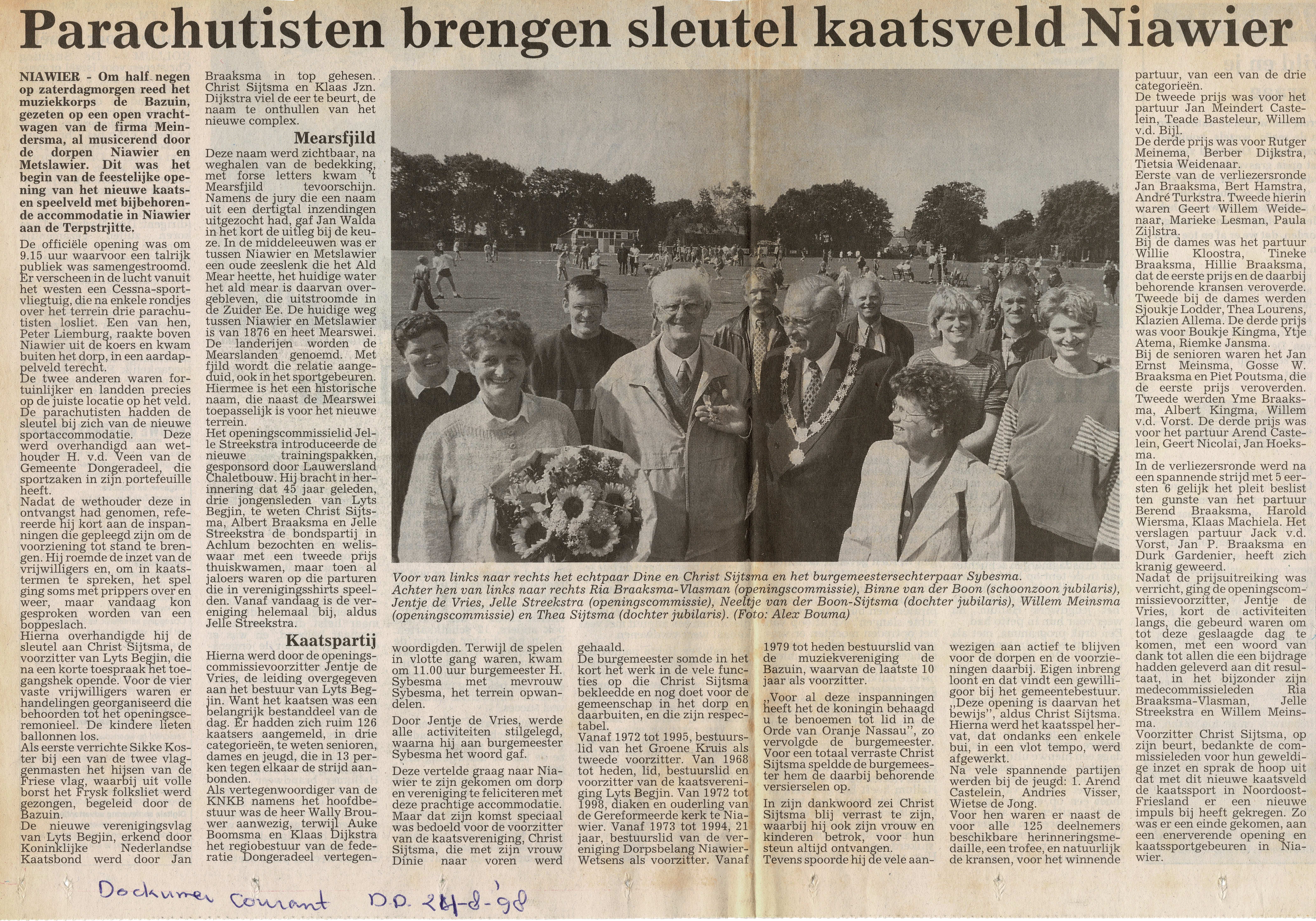 1998-08-24 Dockumer Courant Kaatsveld