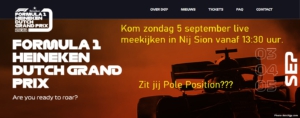 Live mee kijken naar de Dutch Grand Prix